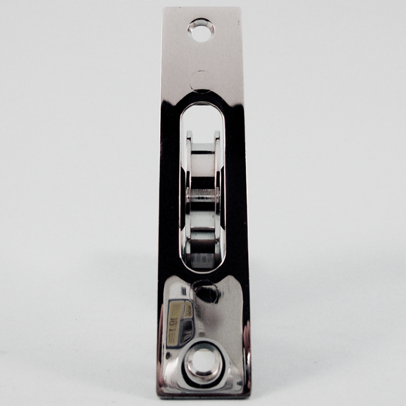 THD271/CP • Polished Chrome • Square • Sash Pulley With Steel Body and 44mm [1¾] Brass Ball Bearing Pulley